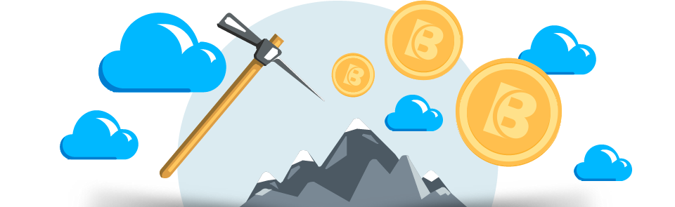 Cryptocurrency Mining Bitcoin Cloud Network Transparent PNG Image
