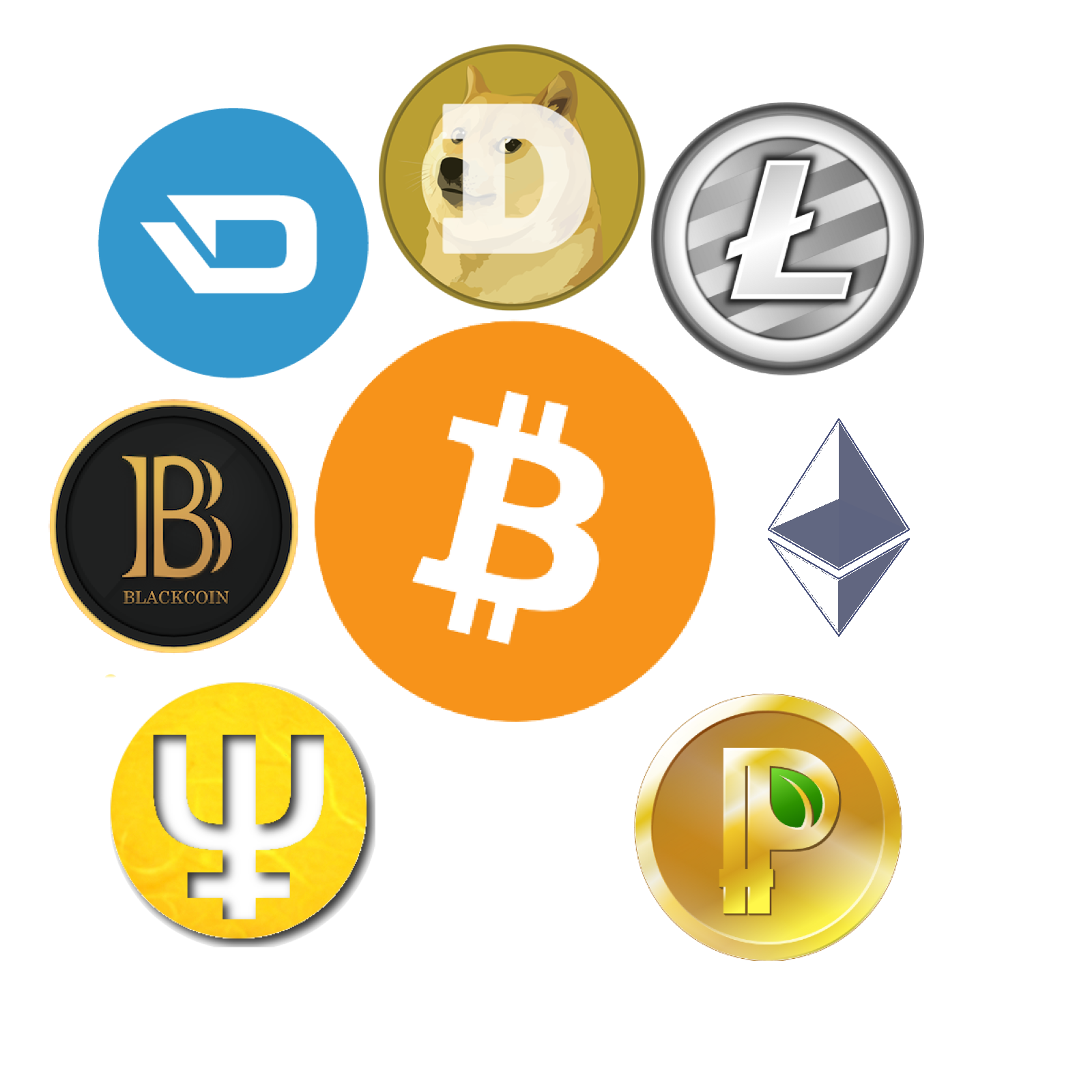 Cryptocurrency Faucet Bitcoin Frame Transparent PNG Image