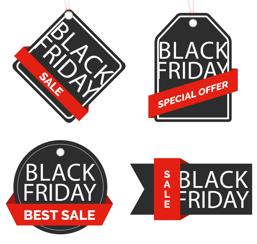 Text Friday Black Transparent PNG Image