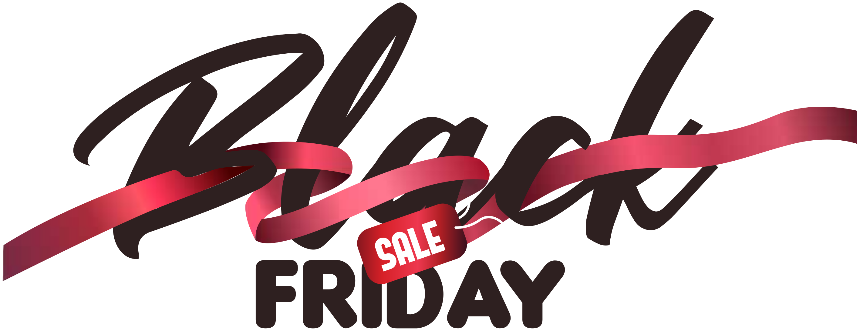 Text Friday Black Transparent PNG Image