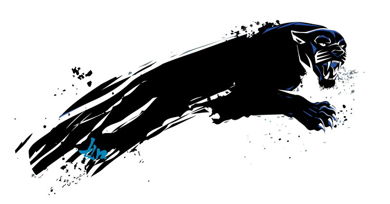 Black Panther Logo Transparent PNG Image