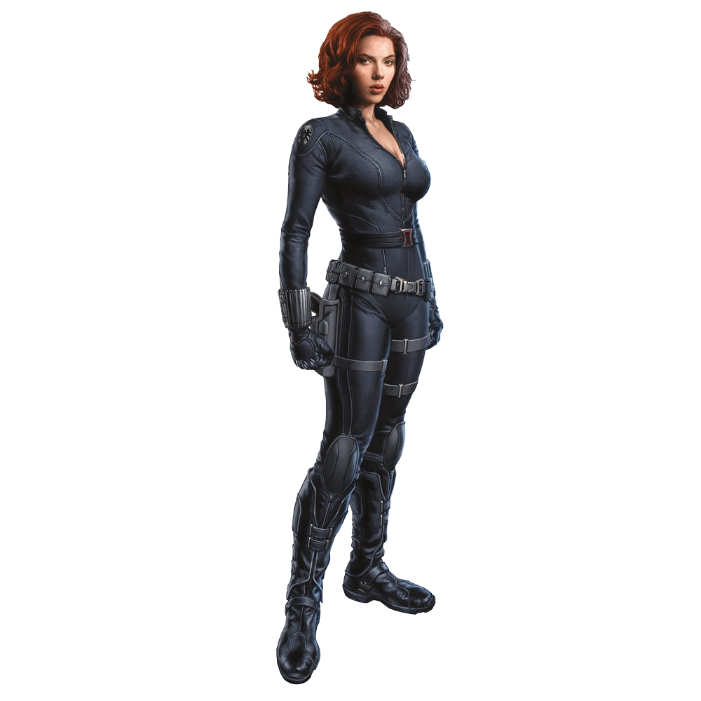 Black Widow Transparent PNG Image