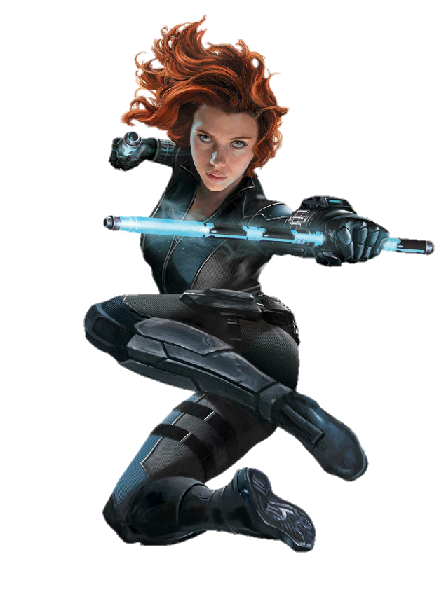 Black Widow Background Transparent PNG Image