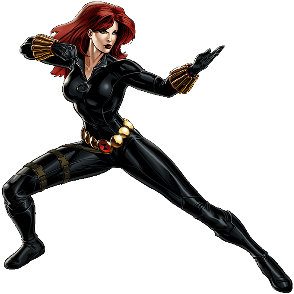 Black Widow Transparent PNG Image