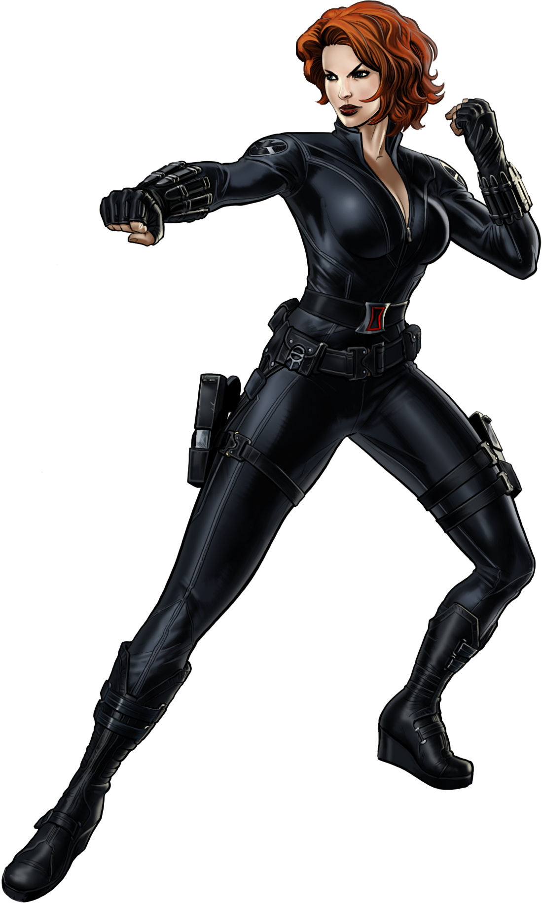 Black Widow Transparent PNG Image