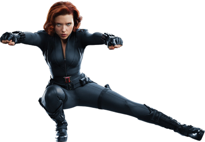 Black Widow Transparent PNG Image