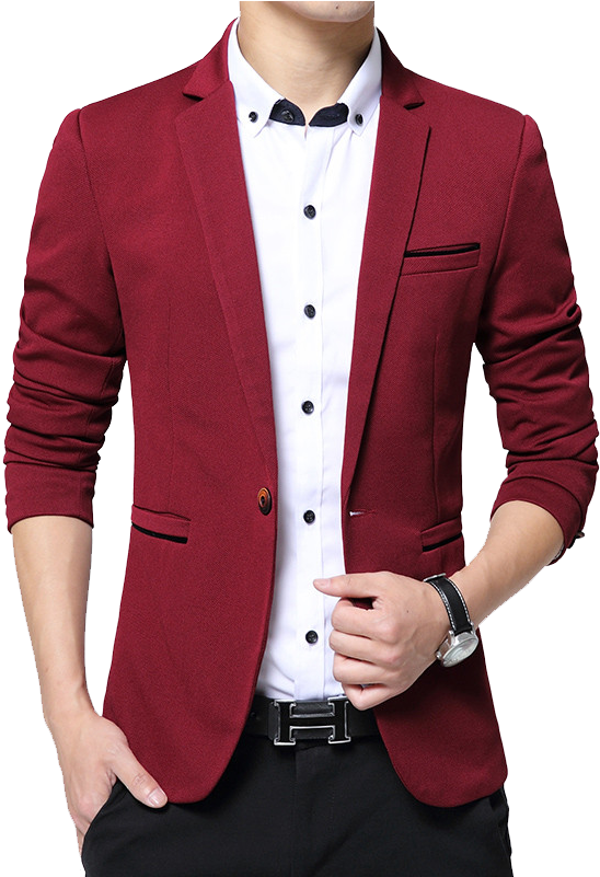 Men Blazer Transparent PNG Image