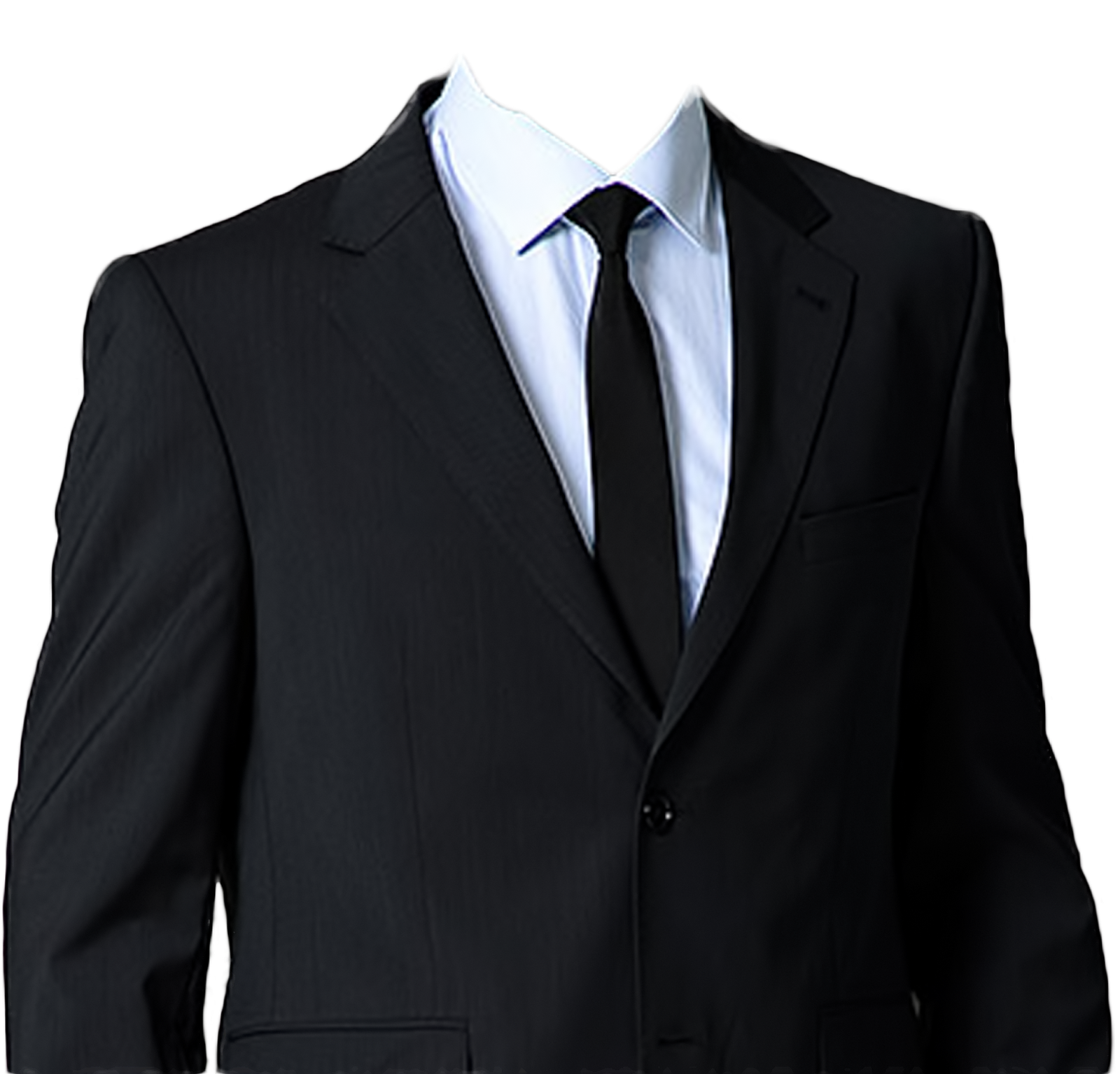 Blazer Fitting Black Transparent PNG Image