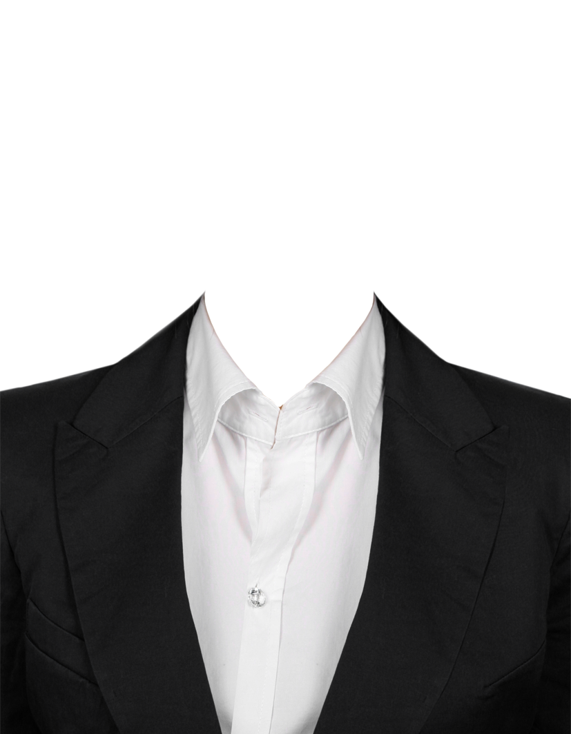 Blazer White Black Shirt Transparent PNG Image