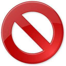 Blocked Transparent PNG Image