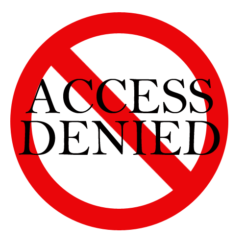Blocked Transparent PNG Image