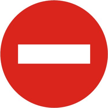 Blocked Transparent PNG Image