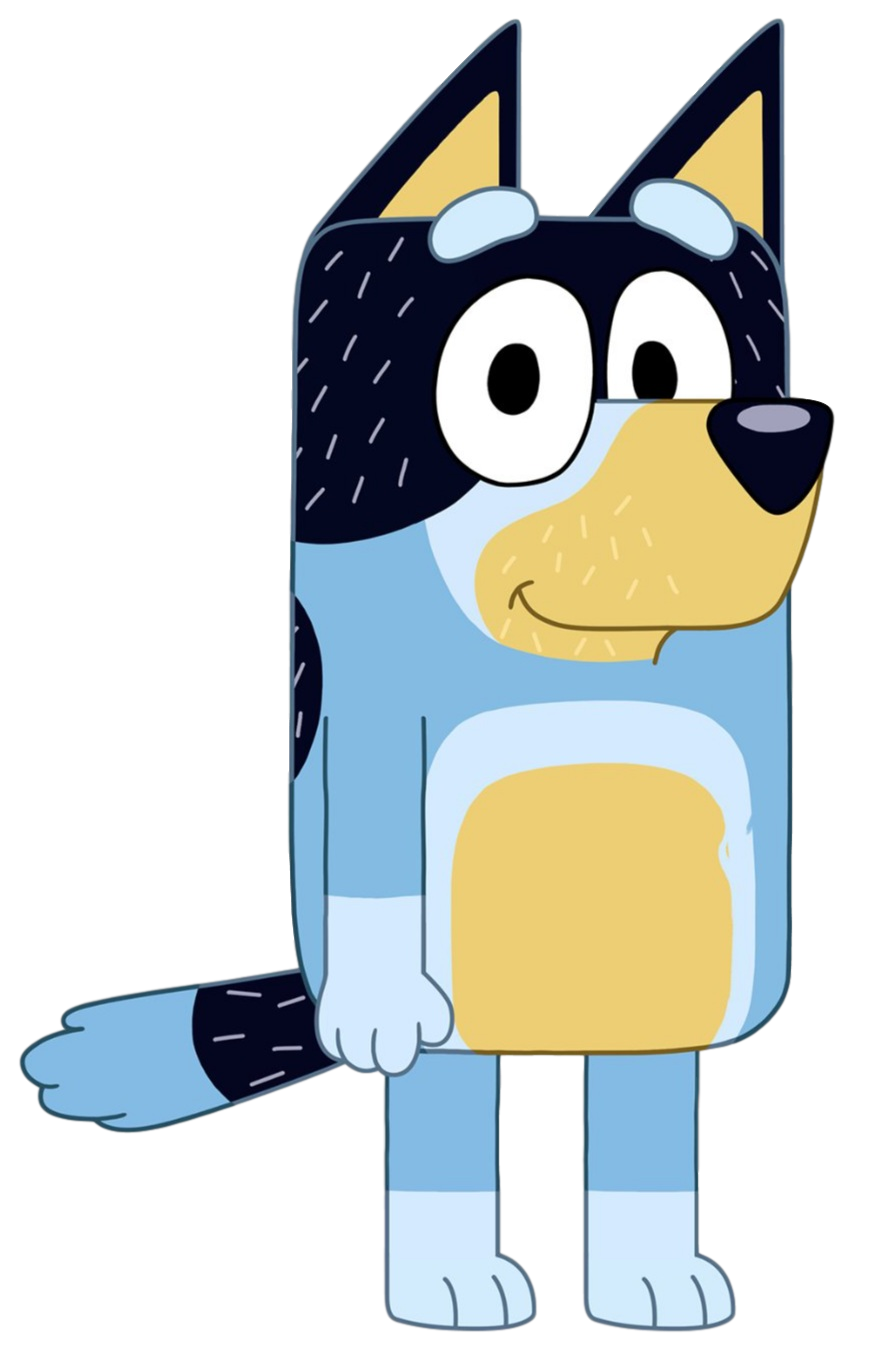 Bluey Dog Transparent PNG Image