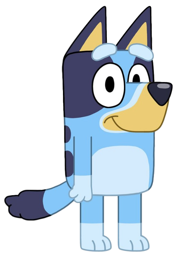Bluey Dog Transparent PNG Image
