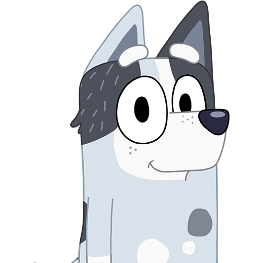 Bluey Transparent PNG Image
