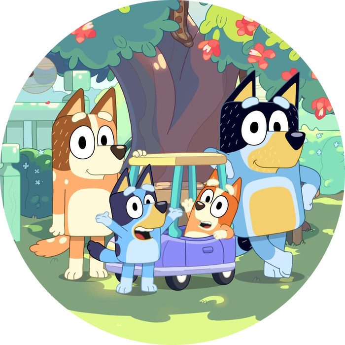 Bluey Transparent PNG Image