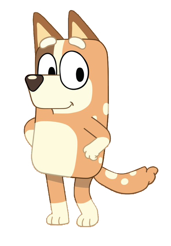 Bluey Cartoon Transparent PNG Image