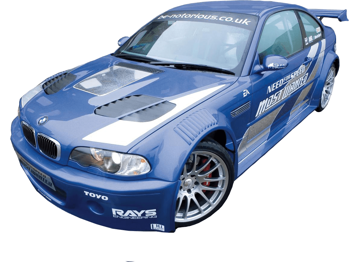 Blue Racing Bmw Transparent PNG Image