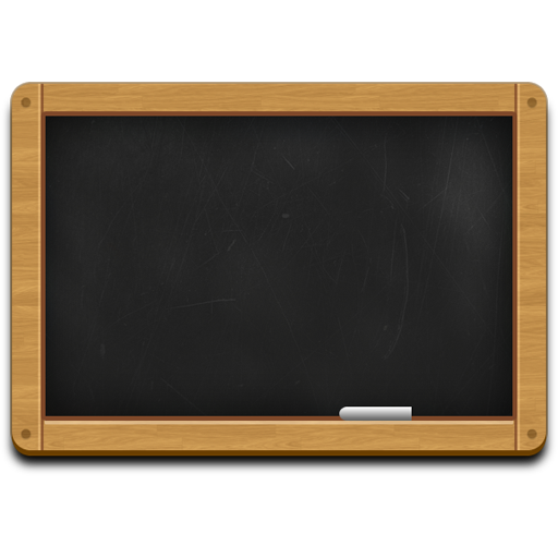 Blackboard Square Transparent PNG Image