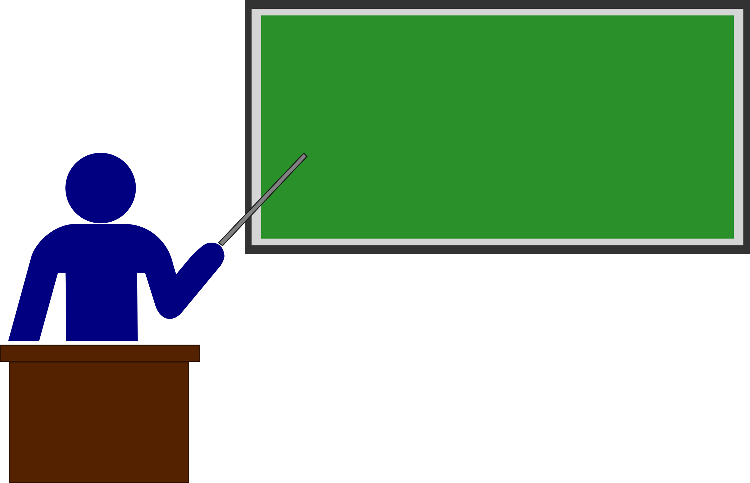 Blackboard Teacher Transparent PNG Image