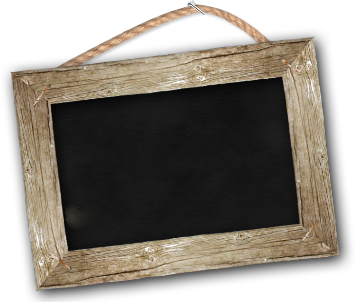 Blackboard Frame Transparent PNG Image