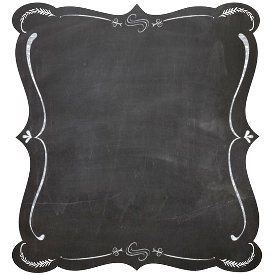 Blackboard Frame Transparent PNG Image