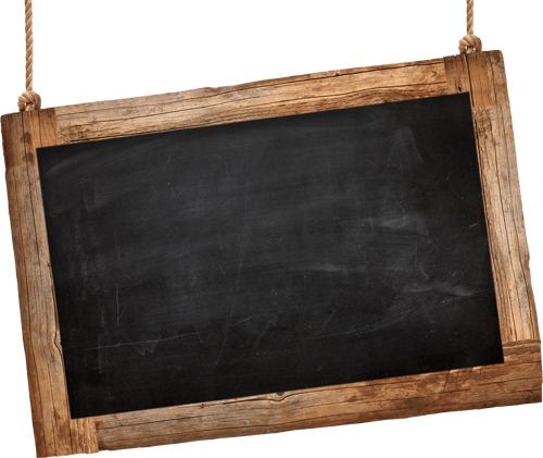 Blackboard Hanging Transparent PNG Image