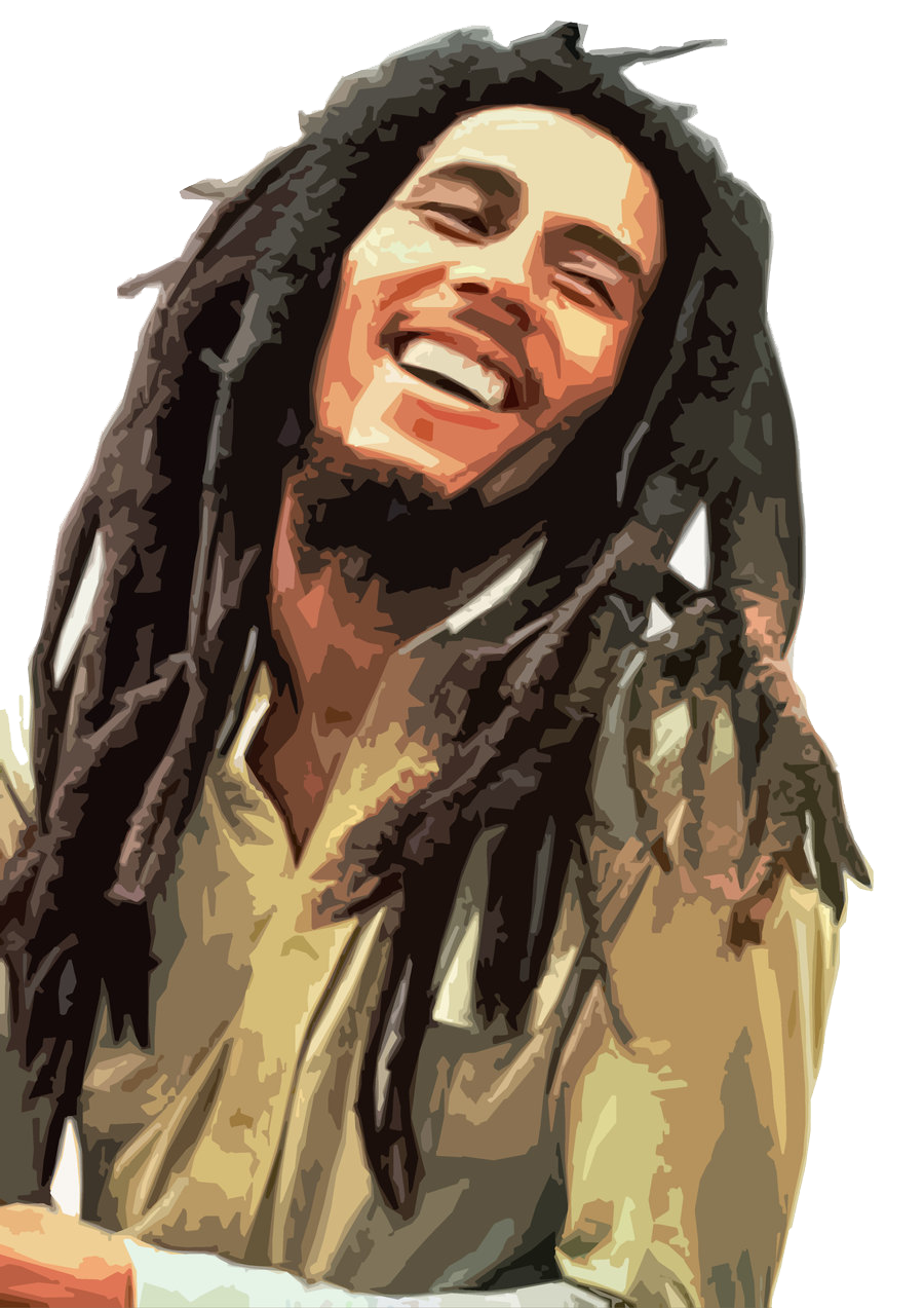 Bob Marley Transparent PNG Image