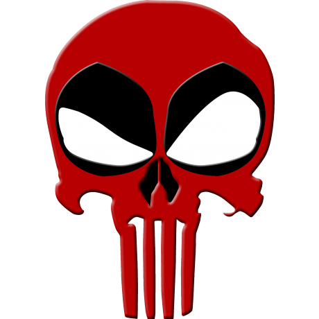 Symbol Punisher Deadpool Tshirt Skull Transparent PNG Image