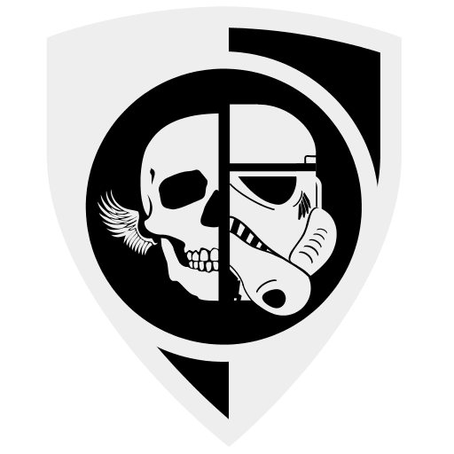 Stormtrooper Battlefield Symbol Skull Logo Transparent PNG Image
