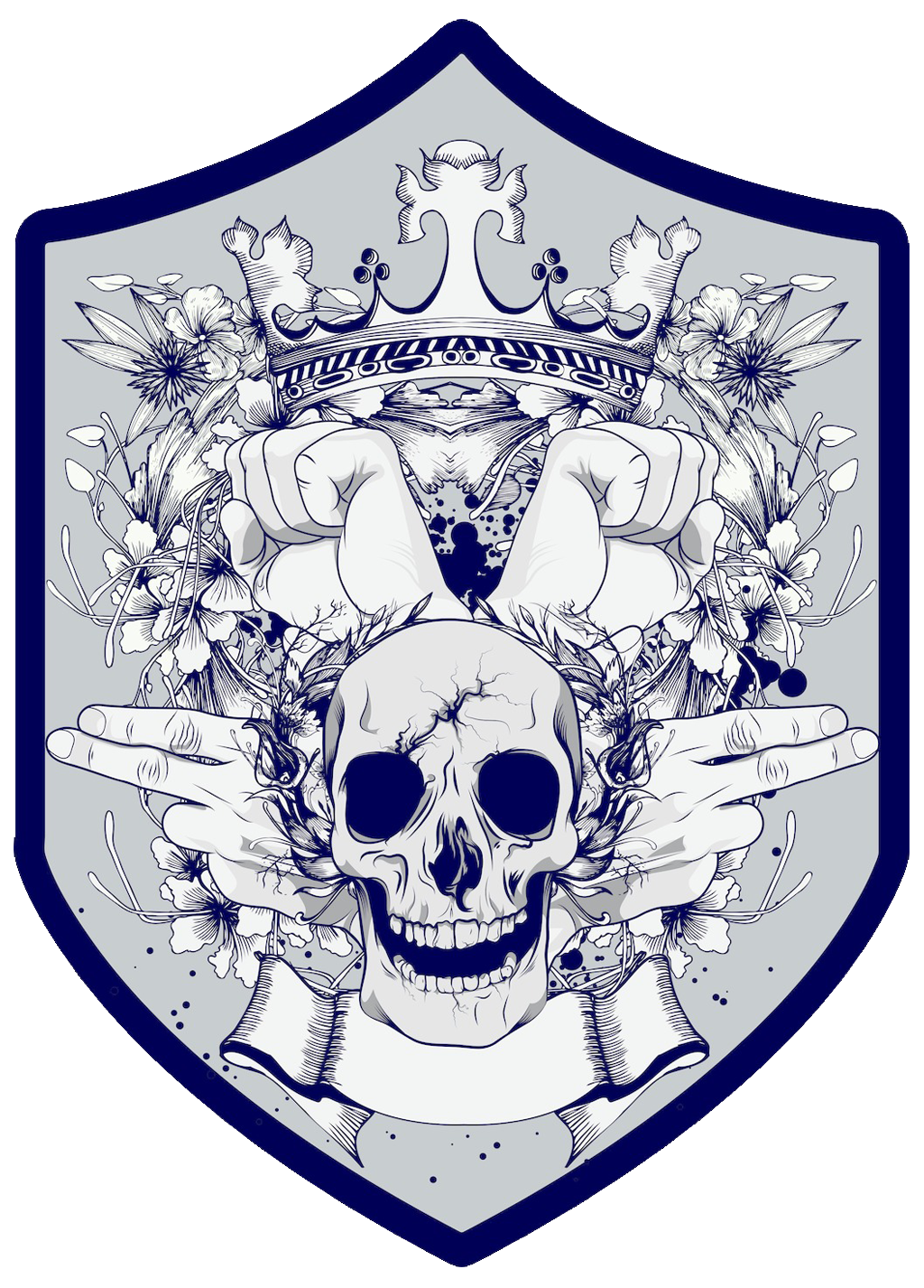 Symbol Tshirt Shield Skull Royaltyfree Transparent PNG Image