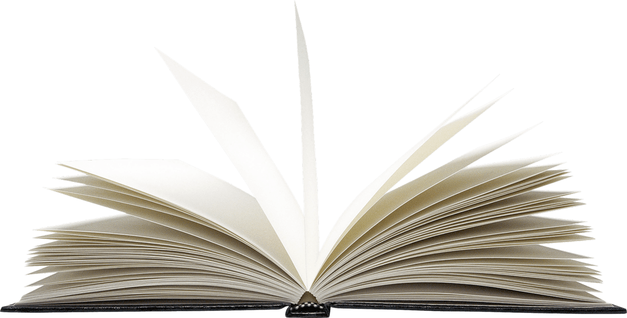 Open Book Transparent PNG Image