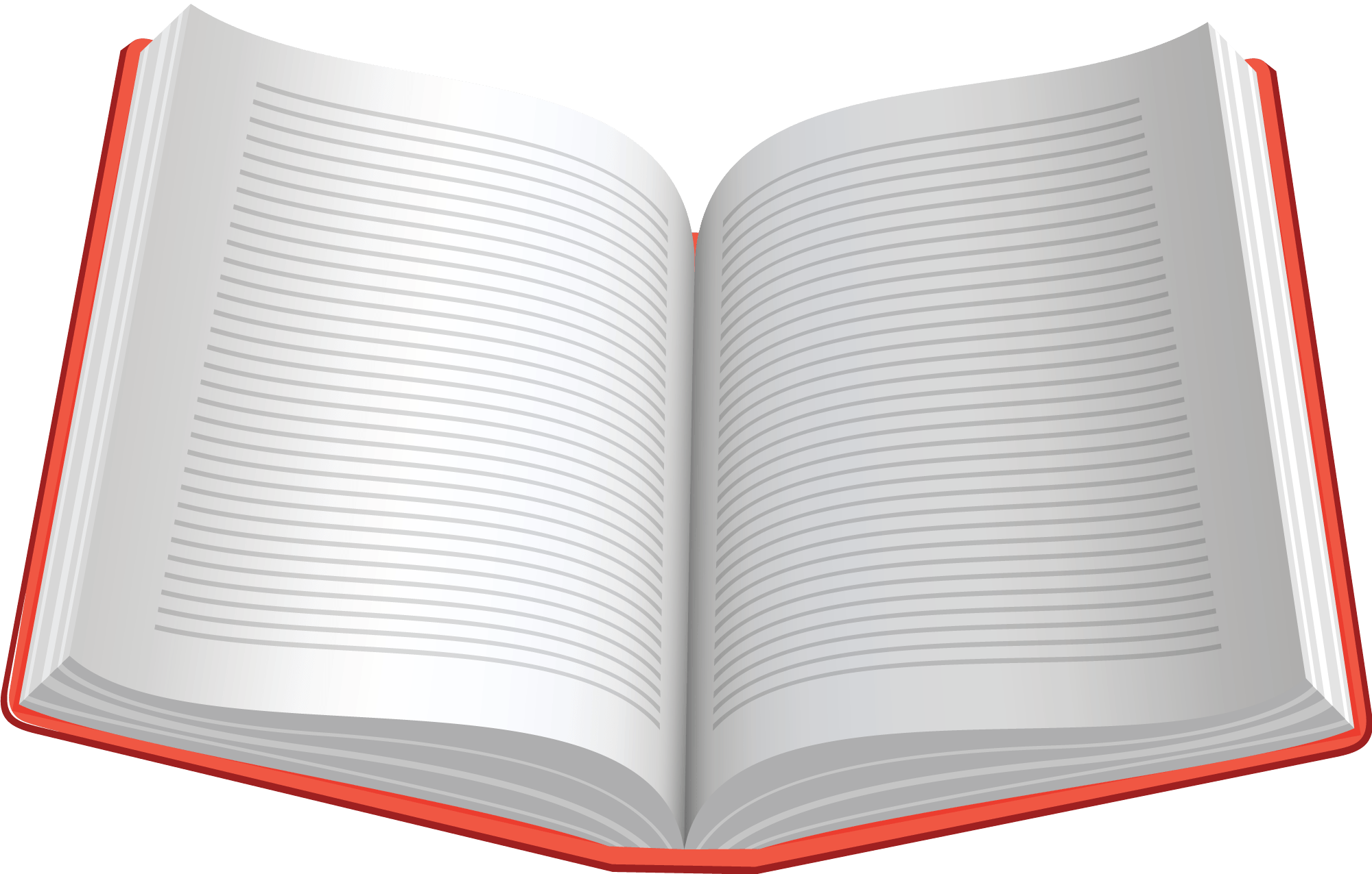 Open Book Transparent PNG Image