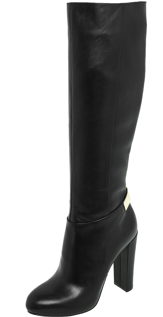 Black Women Boots Transparent PNG Image