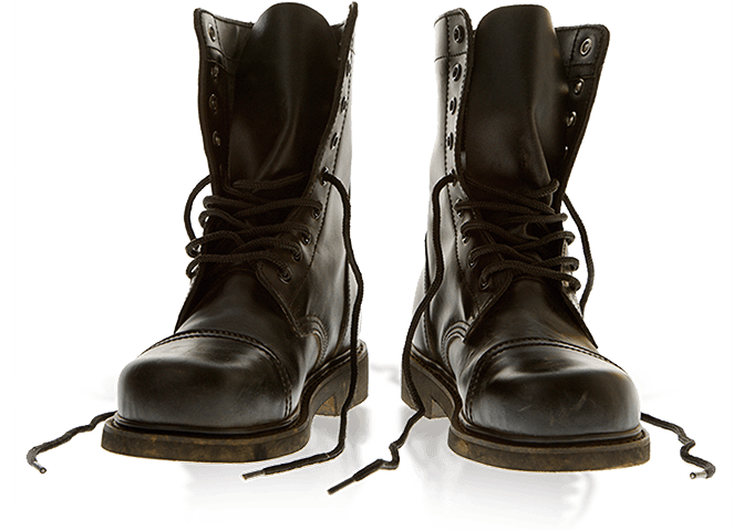 Combat Boots Transparent PNG Image