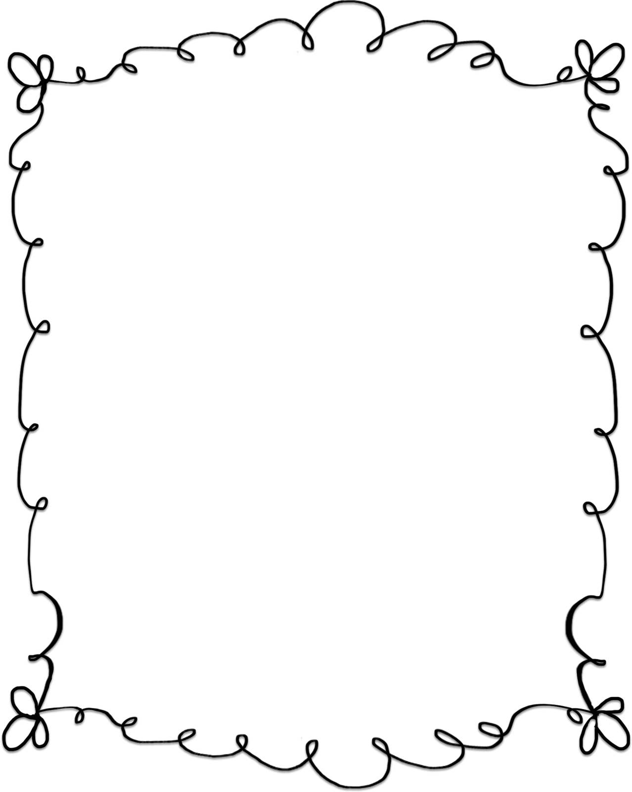 Cute Border Word Microsoft Transparent PNG Image