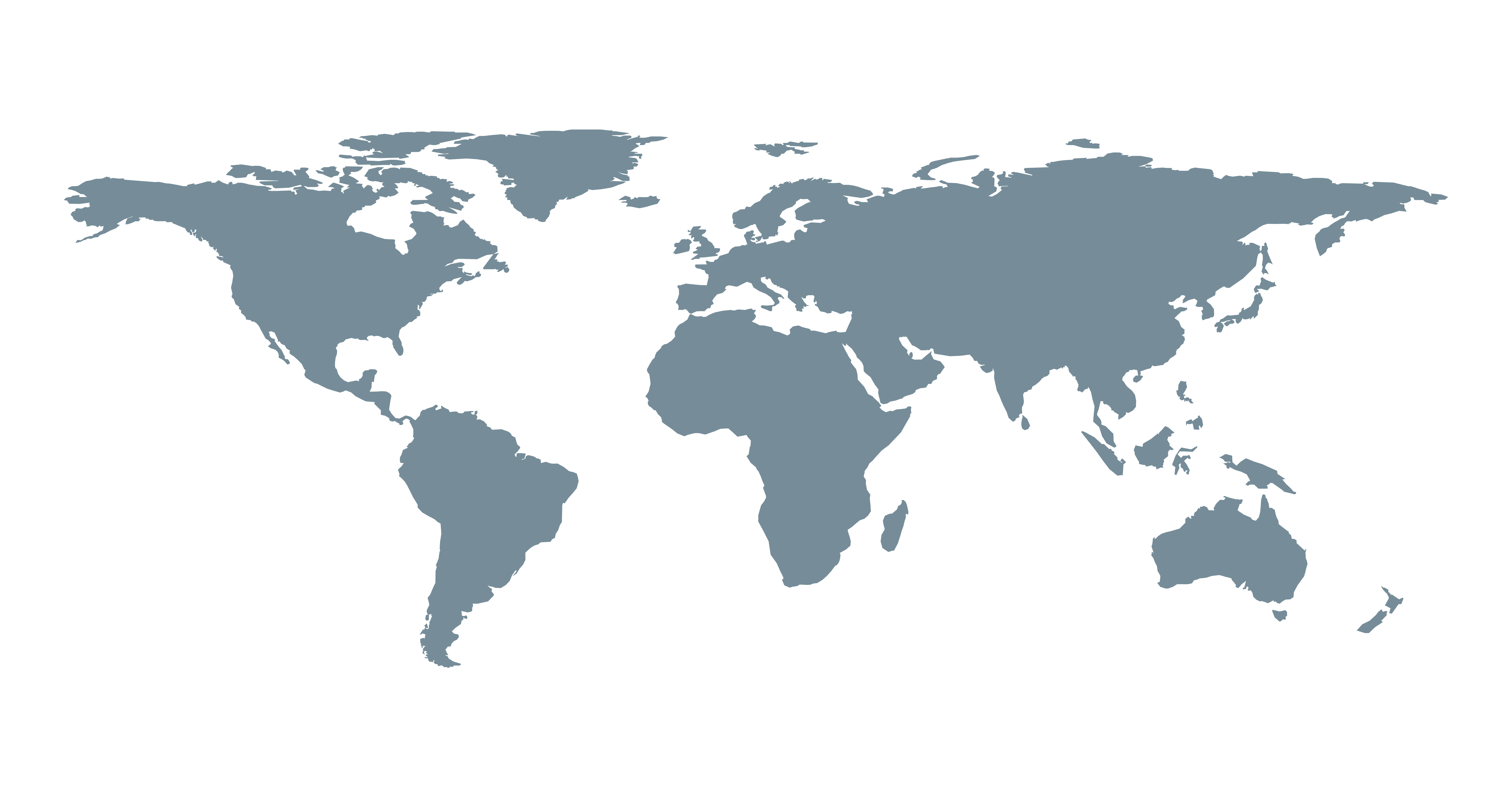 Blue World Globe Map Transparent PNG Image