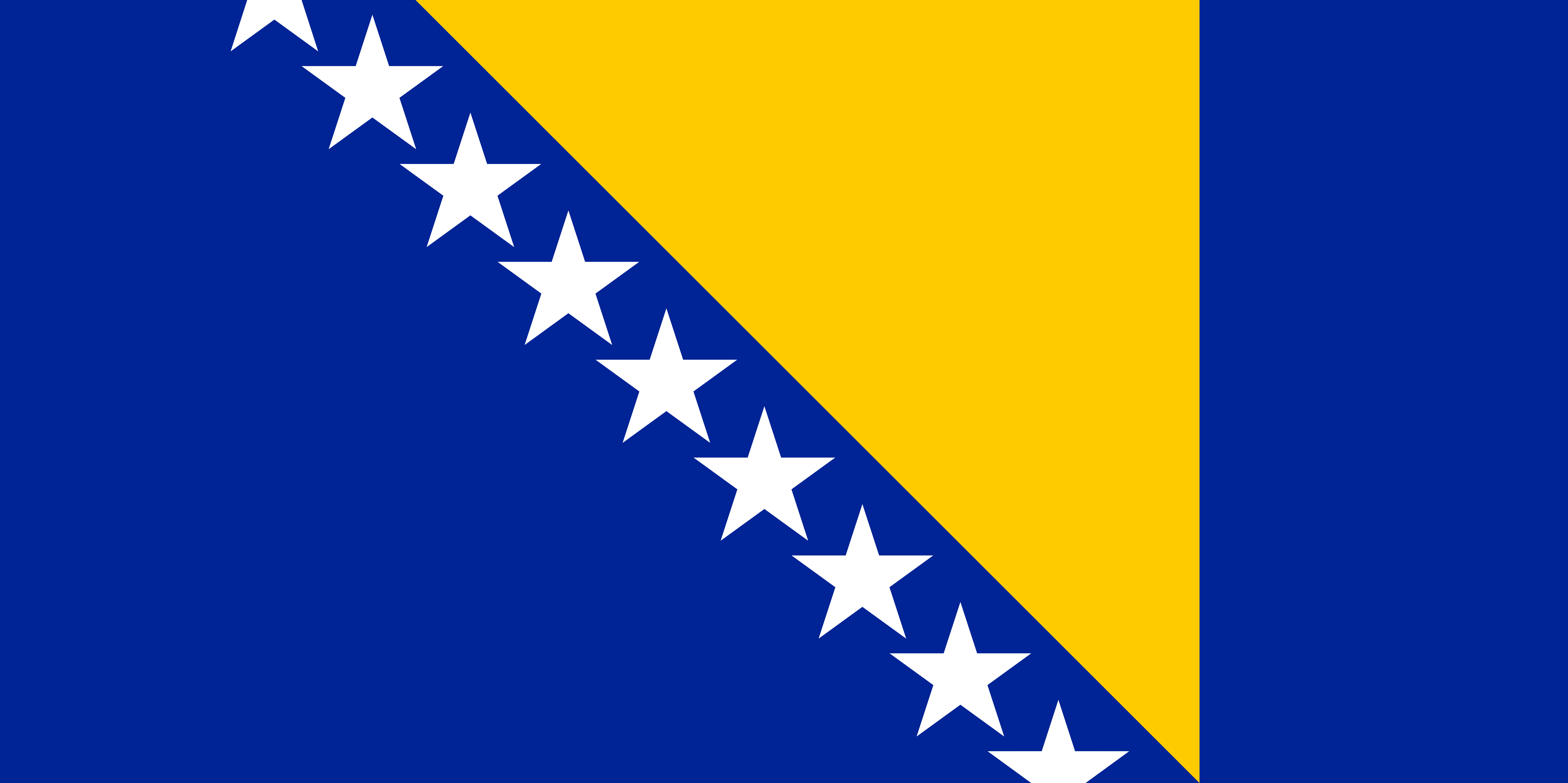 Bosnia And Herzegovina Flag Transparent PNG Image