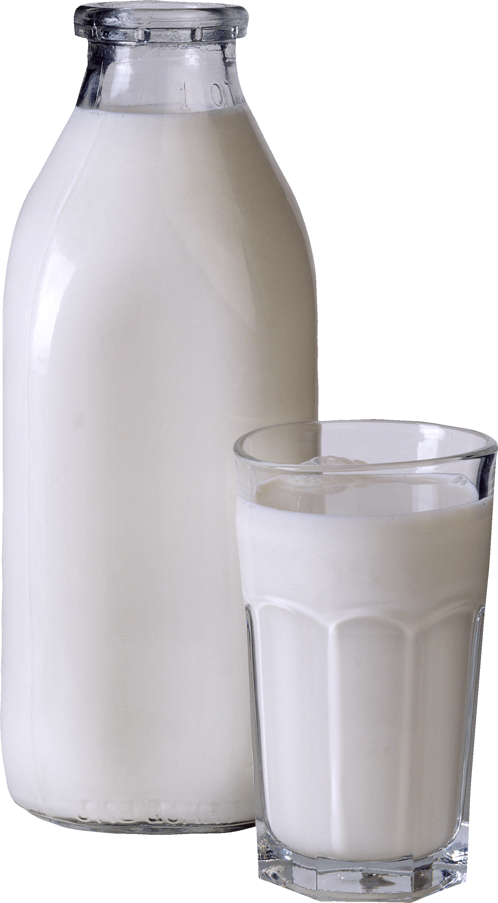 Milk Glass Bottle Transparent PNG Image