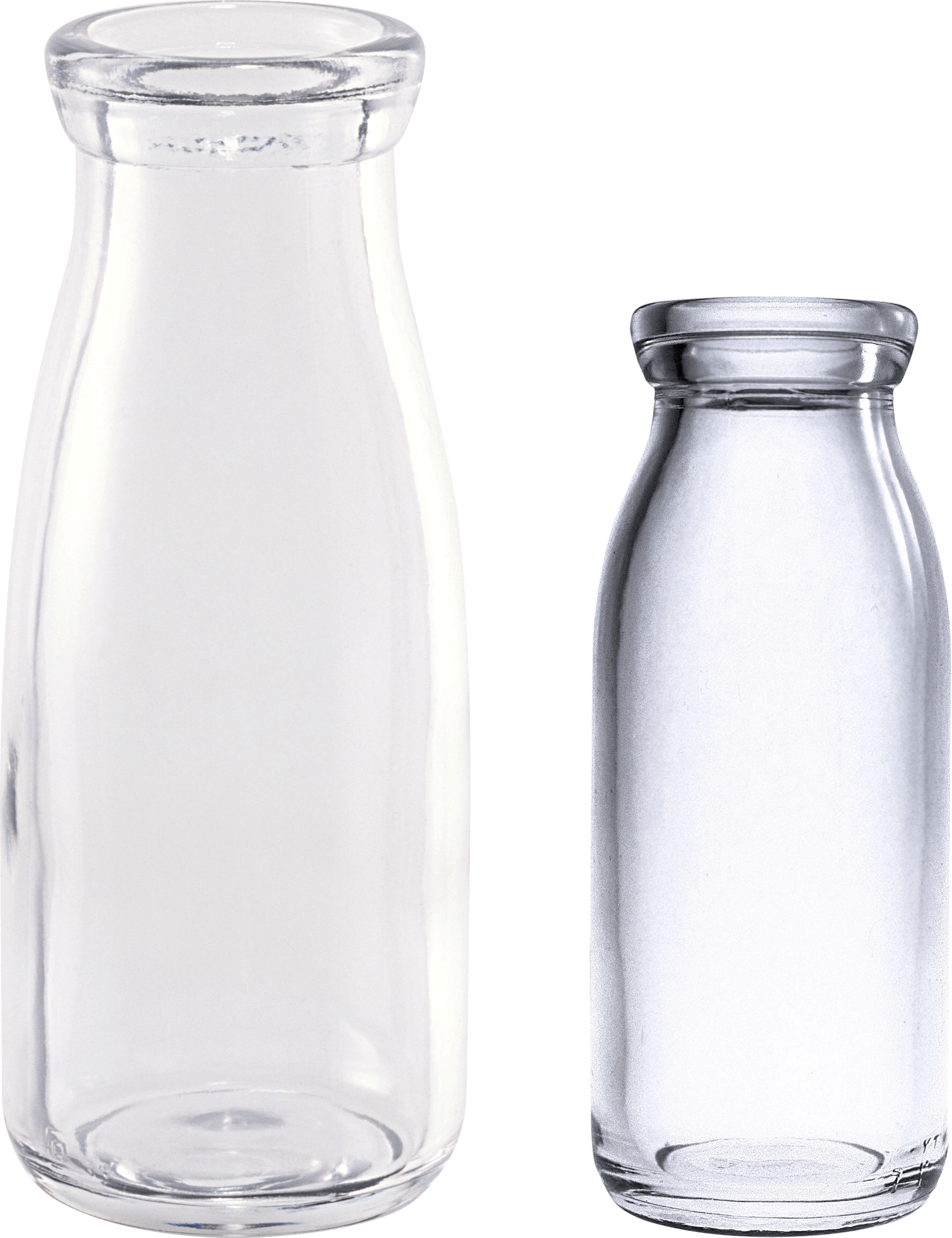 Glass Bottle Empty Transparent PNG Image