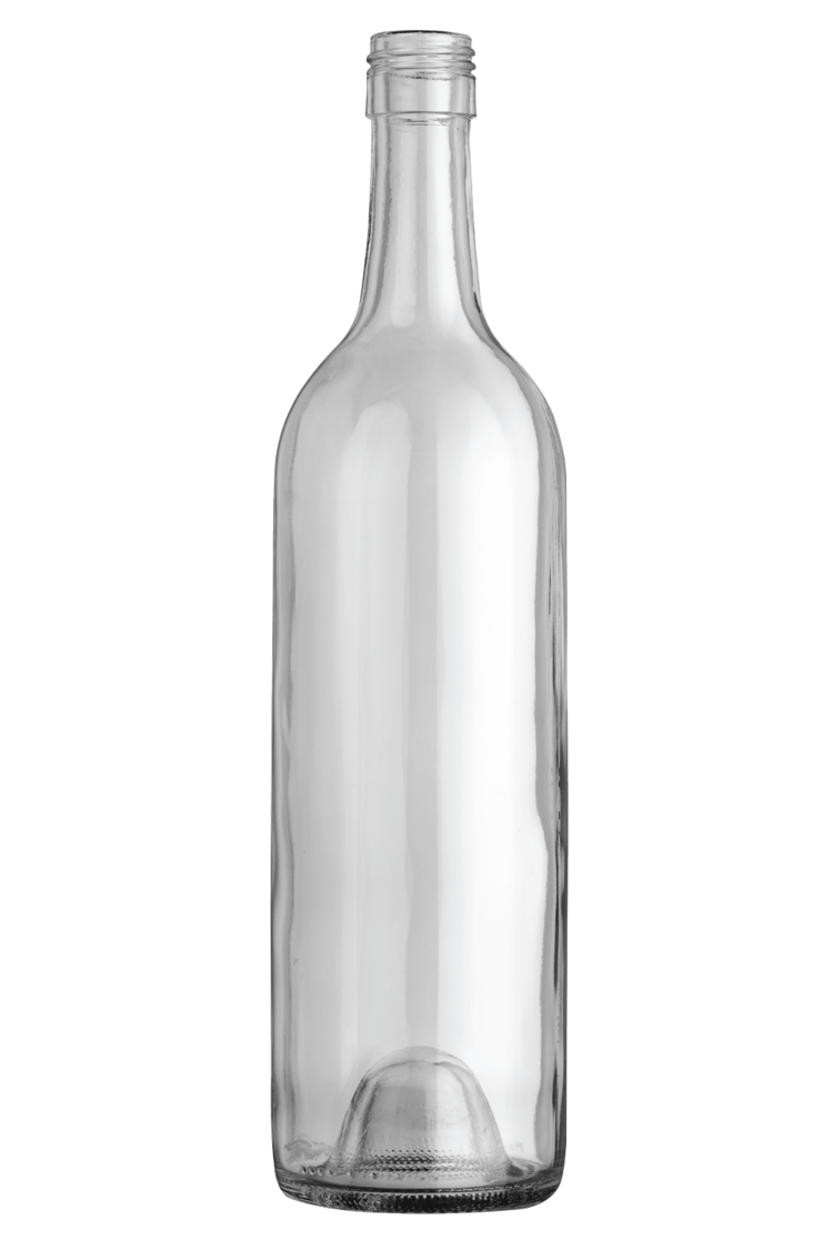 Glass Bottle Empty Transparent PNG Image
