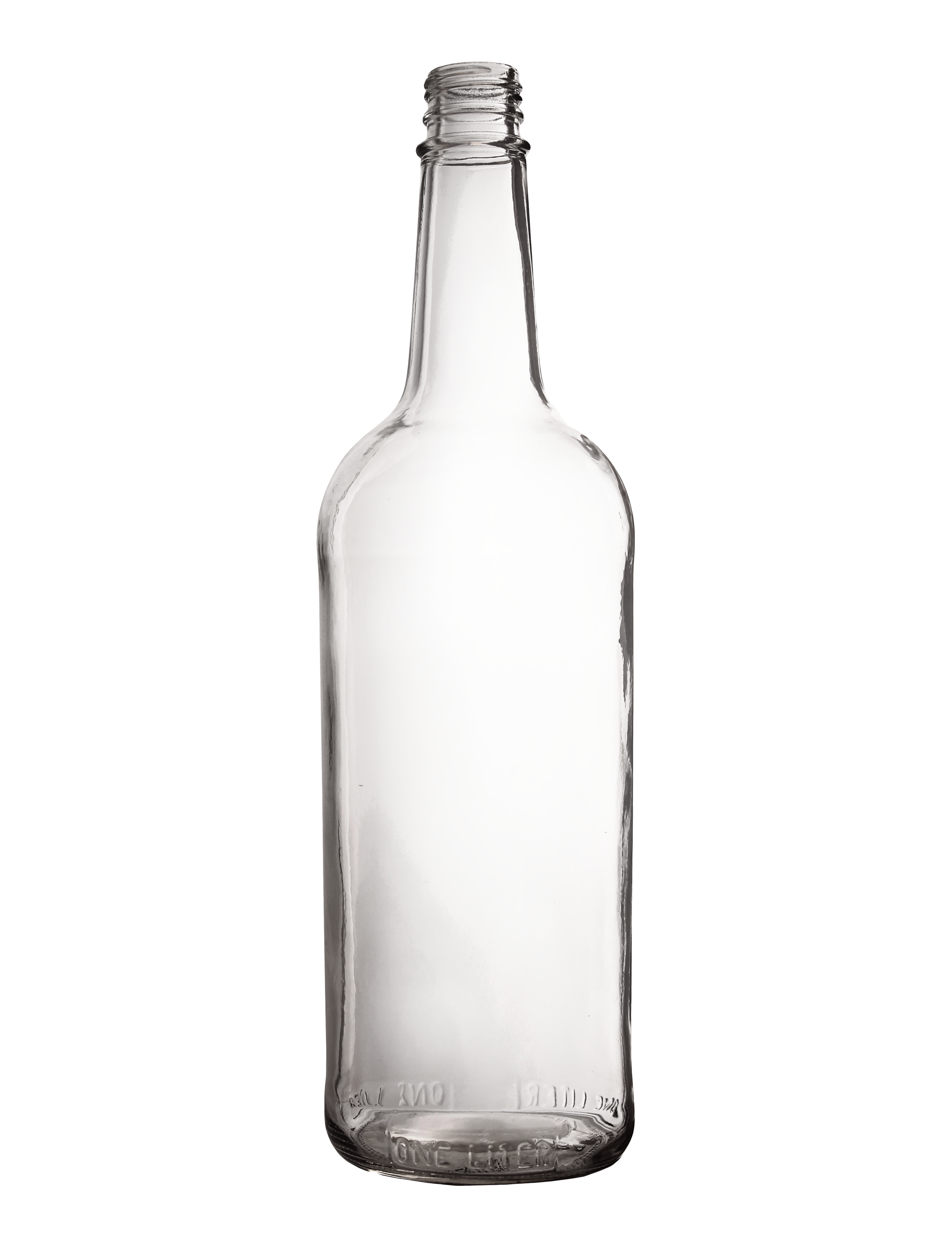 Glass Bottle Empty Transparent PNG Image