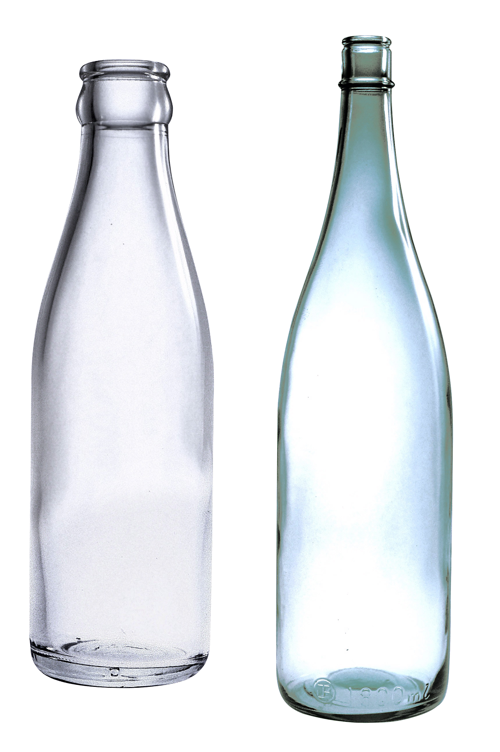 Glass Bottle Empty Transparent PNG Image