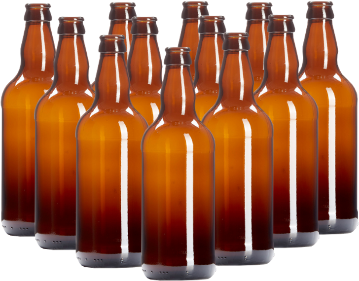 Brown Bottle Glass Transparent PNG Image