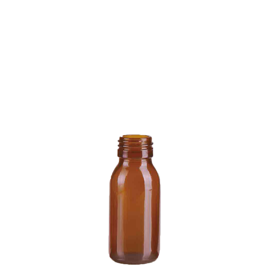 Brown Bottle Empty Glass Transparent PNG Image