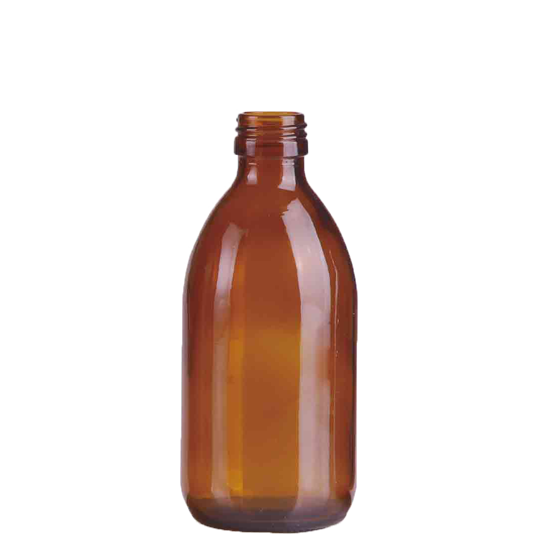 Brown Bottle Empty Glass Transparent PNG Image