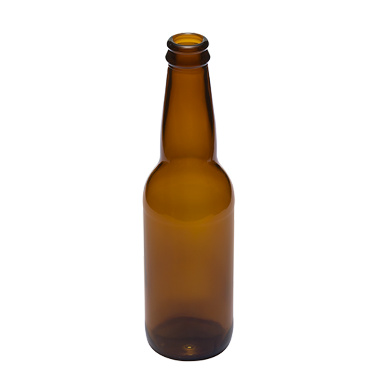 Brown Bottle Empty Glass Transparent PNG Image