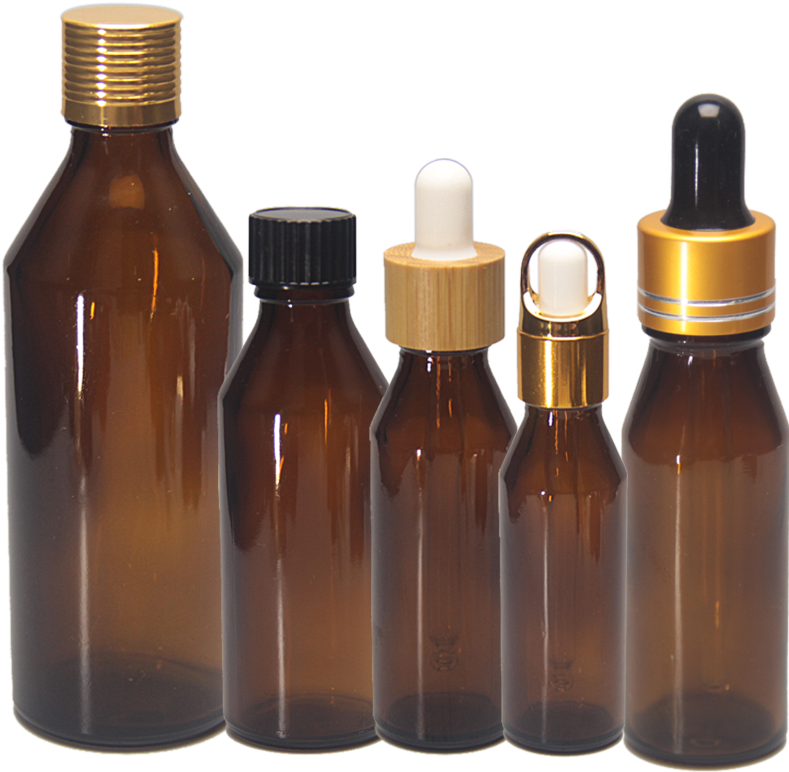 Brown Medical Bottle Glass Transparent PNG Image