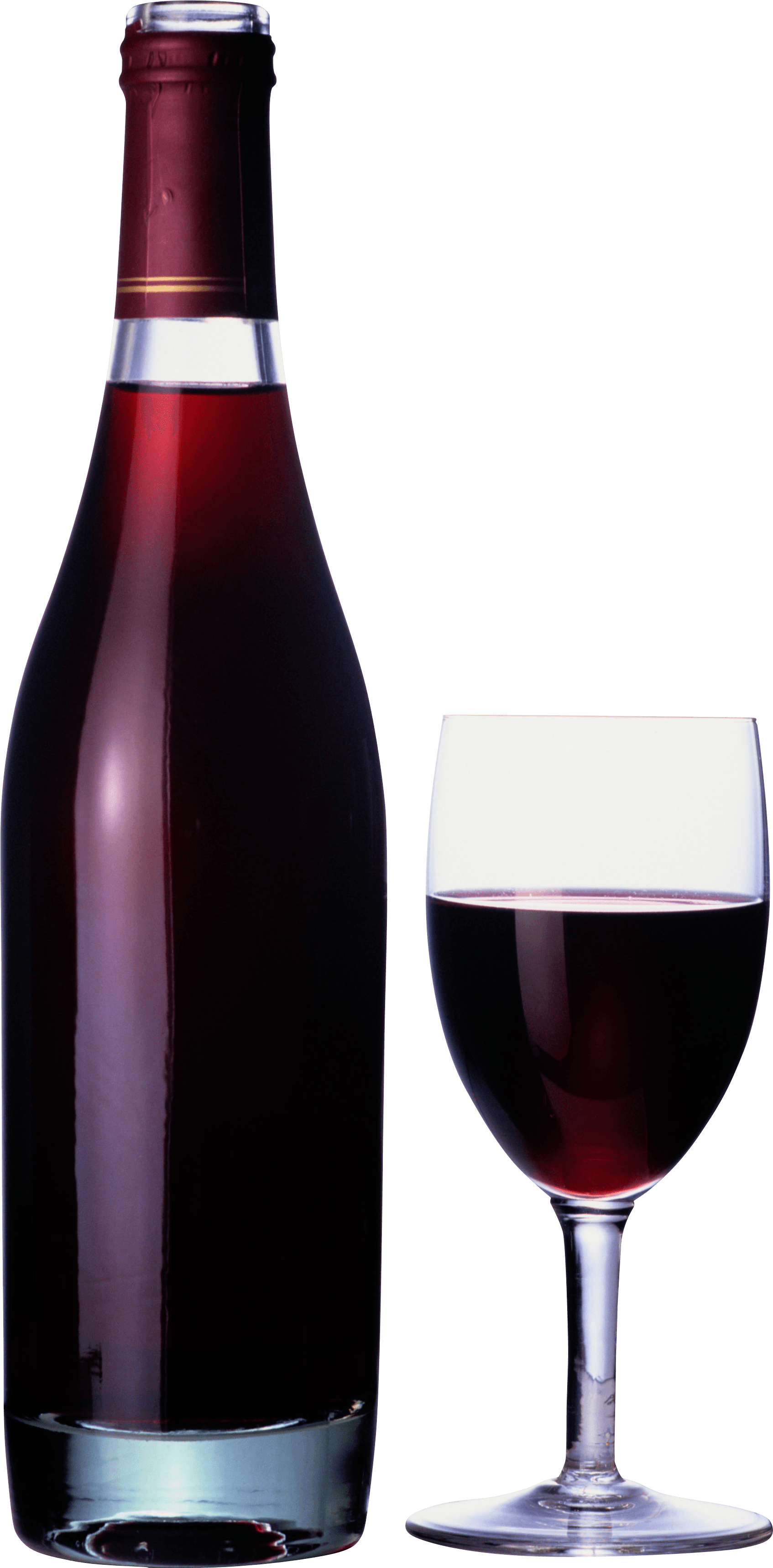Wine Glass Bottle Transparent PNG Image