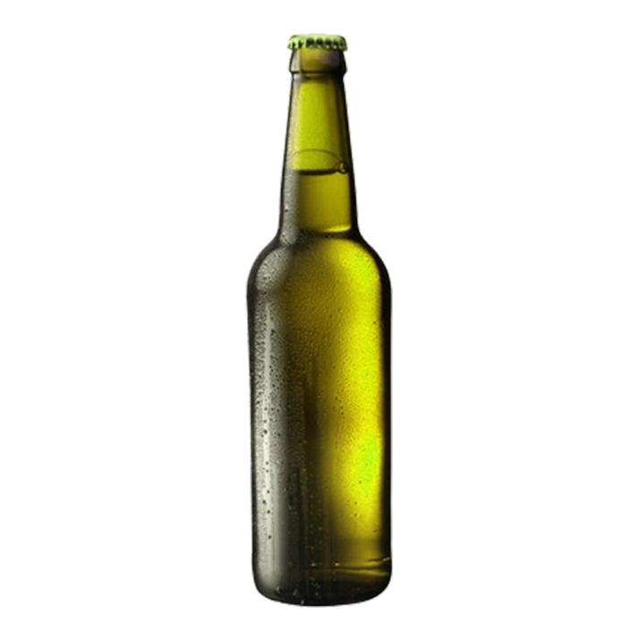 Glass Green Bottle Transparent PNG Image
